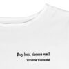 Белая футболка VintageDream x ОРБИ “Buy less, choose well”